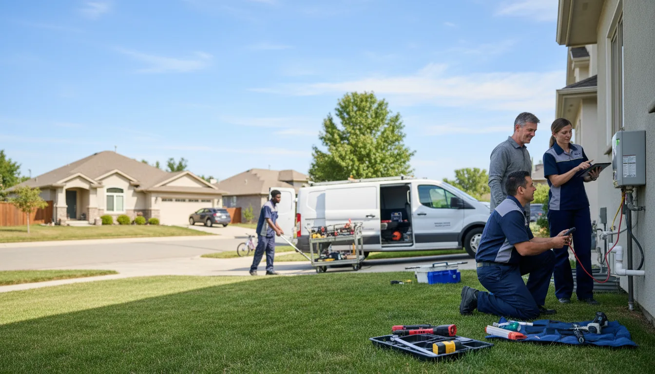 Tankless water heater service in Fremont, OH